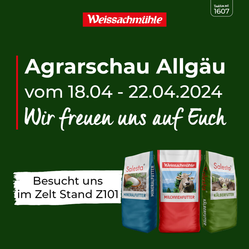 Besucht uns auf der Agrarschau!