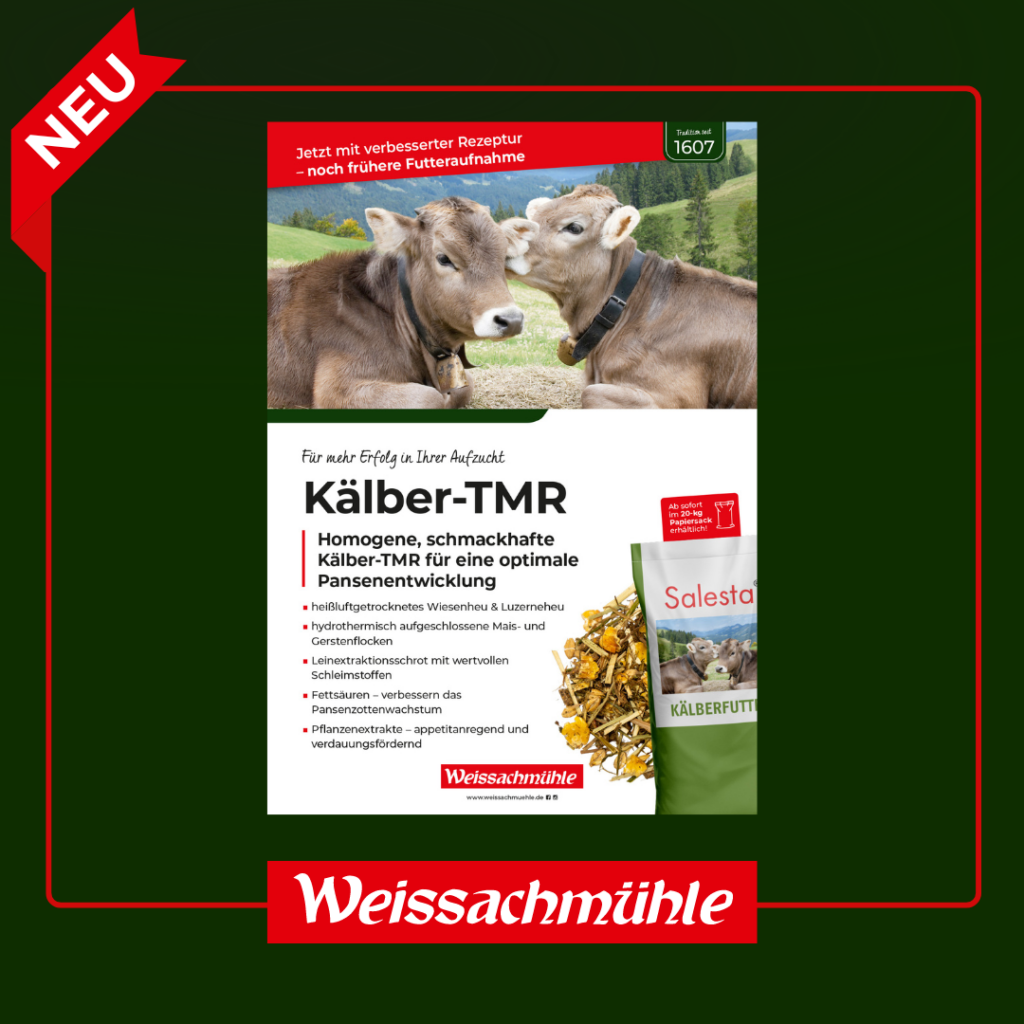 NEU Für mehr Erfolg in Ihrer Aufzucht: Kälber-TMR